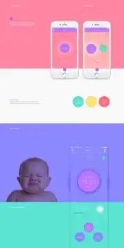 tottot易于使用的婴儿追踪应用app设计
