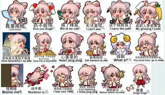 新藤原妹红qq表情包
