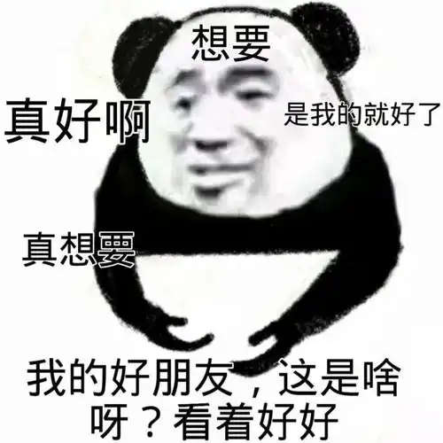 熊猫头表情包收不要的男女朋友,换不锈钢
