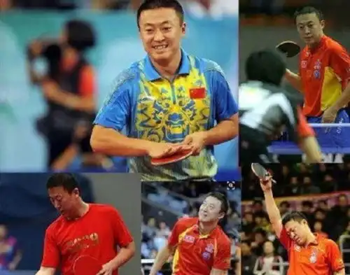 乒乓球队被玩坏了马龙樊振东面部用力表情包频出,抓紧双击保存
