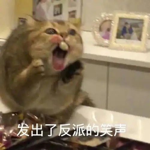 表情包发出了反派的笑声
