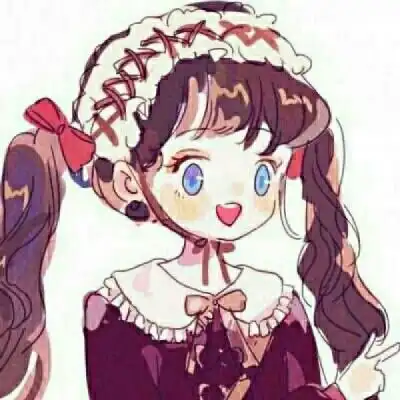 小女孩卡通头像超萌高清小女孩卡通微信头像