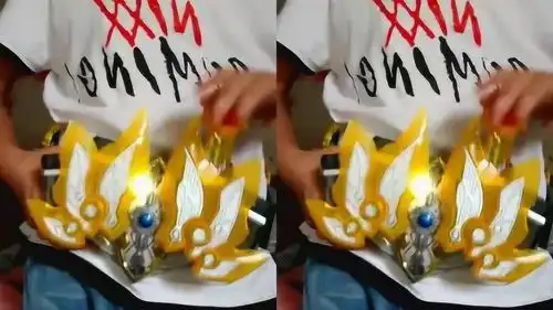 铠甲勇士的变身腰带,前面的这些音效,我听了几遍都没听出是啥

