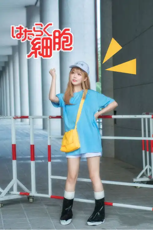 三组可爱妹子cos日本动漫工作细胞角色血小板还有小萌娃哦
