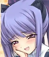 动漫少女自恋的表情
