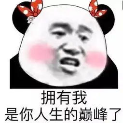 熊猫头土味情话撩人表情包我一点儿也不想你,一点半再想
