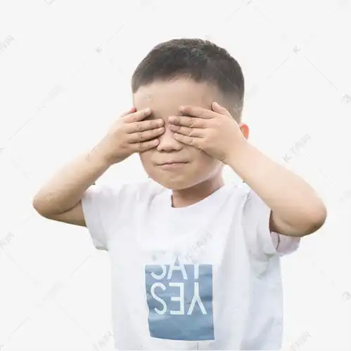 双手捂眼睛的小孩子素材图片免费下载千库网