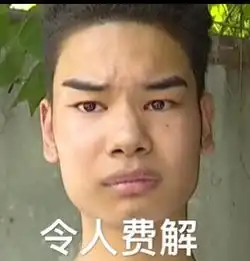 领证照老公要不要化妆看到冯绍峰的眉毛我惊了
