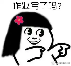 赶作业表情包
