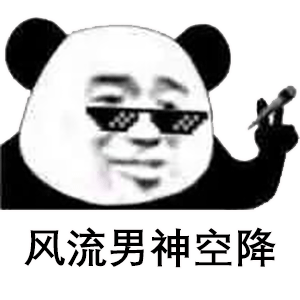 靓仔都在用的熊猫头
