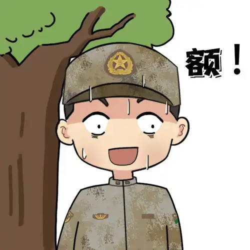 一组超萌兵哥哥表情包来袭,请查收十四
