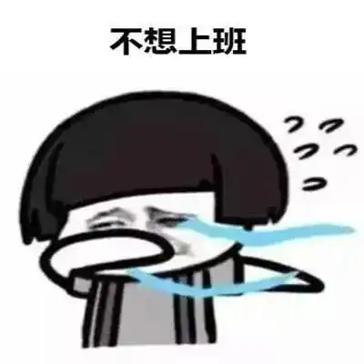 周五了,给大家水一期不想上班表情包
