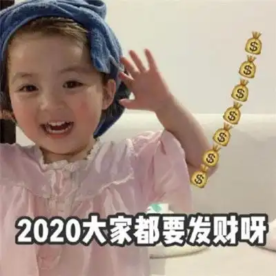 2020罗熙新年表情包图片跨年表情包可爱搞笑

