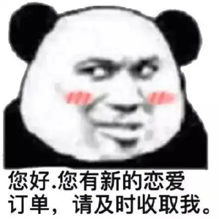 熊猫头撩人专用表情合集我怀疑你就是我女朋友,但是我没有证据
