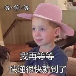 假笑男孩等快递系列表情包
