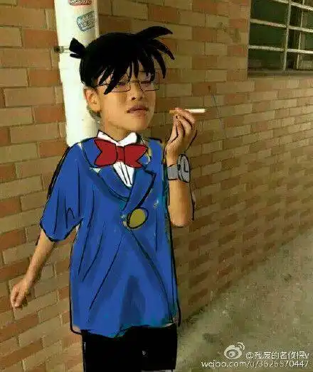 小孩抽烟被打搞笑表情图片
