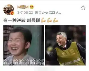 鹿晗分享曼联逆转喜讯配上民国表情包却被骂惨了
