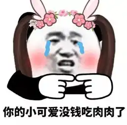 熊猫头表情包i你的小可爱没钱吃肉肉了
