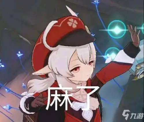 可莉表情包竖中指表情