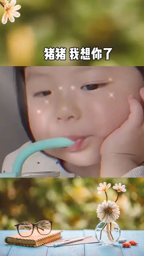 猪猪我想你了套路男朋友表情包
