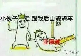 有一种欢乐,叫自行车表情包
