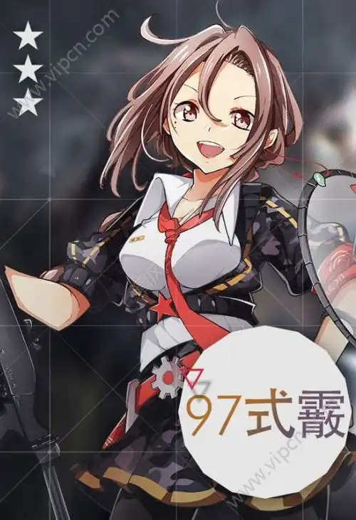 少女前线97霰大破立绘图鉴
