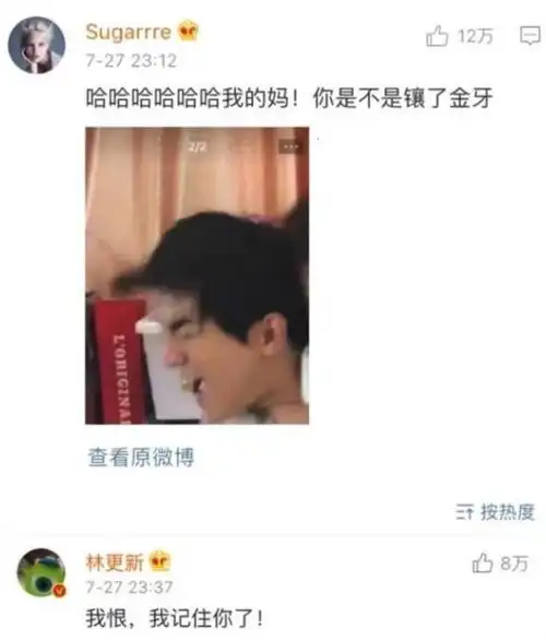 被网友发表情包群嘲林更新只回复了两个字福建频道人民网
