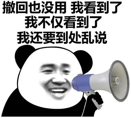 熊猫头表情包i能带上年幼的我吗

