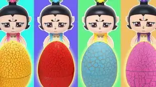 葫芦娃玩具,葫芦娃集体变大对战怪兽贝利亚
