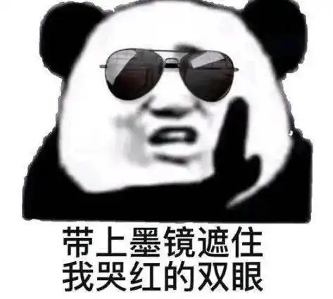 搞笑沙雕熊猫头表情包
