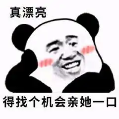 熊猫头表情包i推着你的三轮儿赶紧滚
