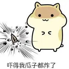 仓鼠吓的我瓜子都掉了表情包求
