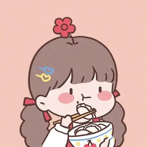 闺蜜头像卡通手绘风
