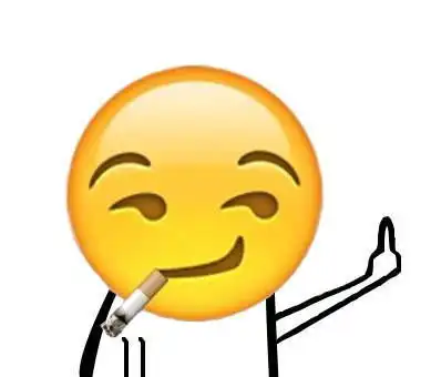 一波竖中指犯二逗比头像表情
