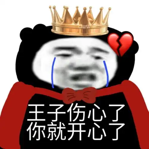 沙雕熊猫头王子版表情包
