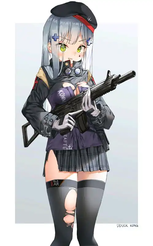 p站少女前线hk416图片搬运
