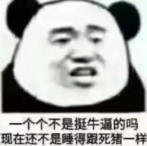 熊猫头表情包i这话你也说得出口
