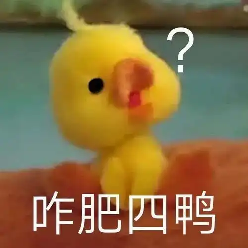 超可爱噘嘴小鸭子表情包50张
