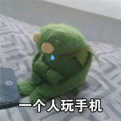 干什么都是一个人的孤单青蛙表情包我这辈子可能要一个人孤独终老
