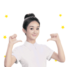 赵丽颖变身萌萌哒表情包
