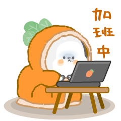 懒熊熊与兔蛮蛮冬天主题表情包

