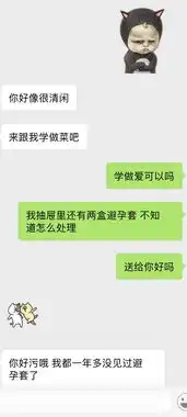 情侣之间的聊天能污到哪种程度
