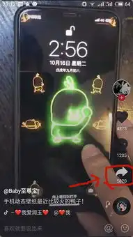 抖音小黄鸭跑马灯动态壁纸在哪弄

