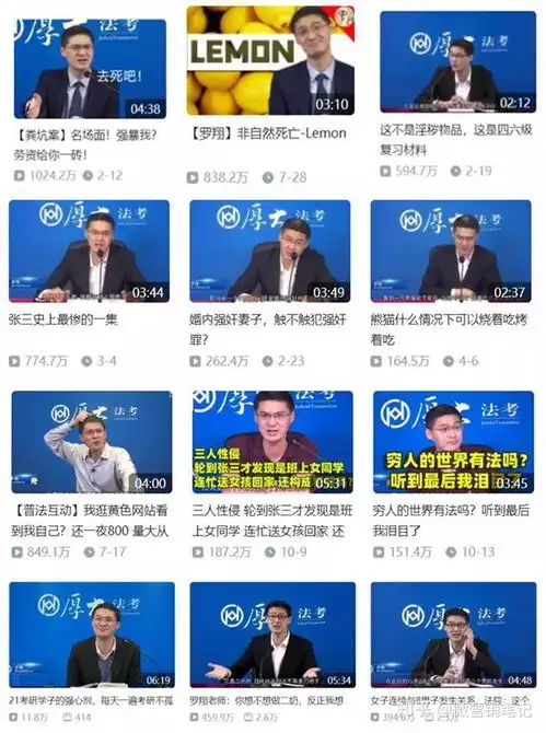 半年涨粉1000万罗翔说刑法的视频有多有趣
