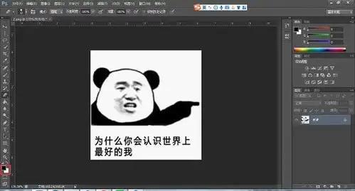 学了ps,斗图再也没输过
