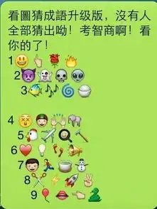 微信qq表情猜成语答案看图猜成语所有答案
