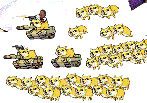 求这种很小的卡通doge表情
