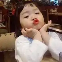 头像小孩子卖萌可爱型小女孩微信头像图片大全