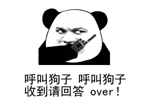抖音熊猫头呼叫收到请回复系列表情包抖音呼叫小仙女收到请回复over无水印图片分享超能街机
