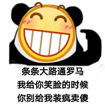 熊猫头土味语录表情包
